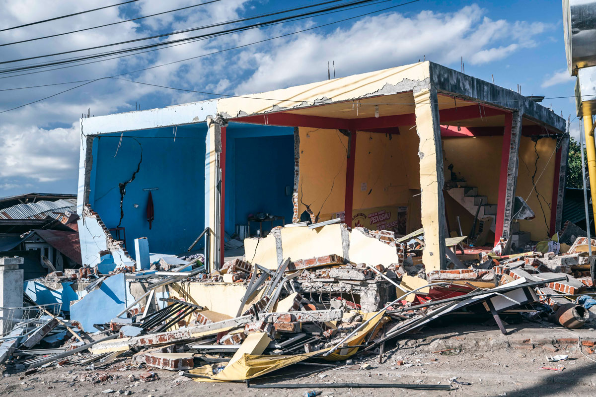 Lombok damage